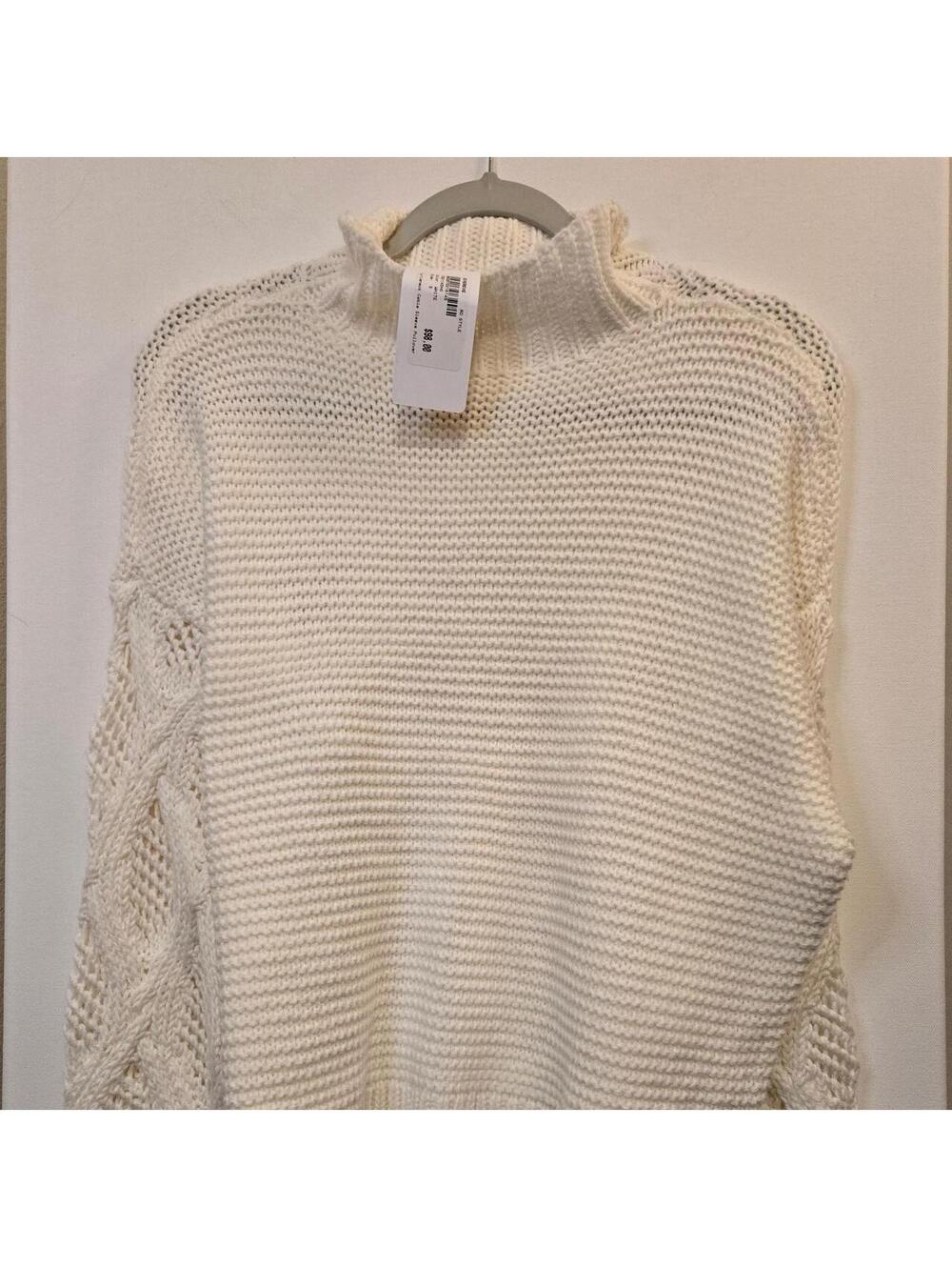 RD Style Women's Cream and White Jumper
